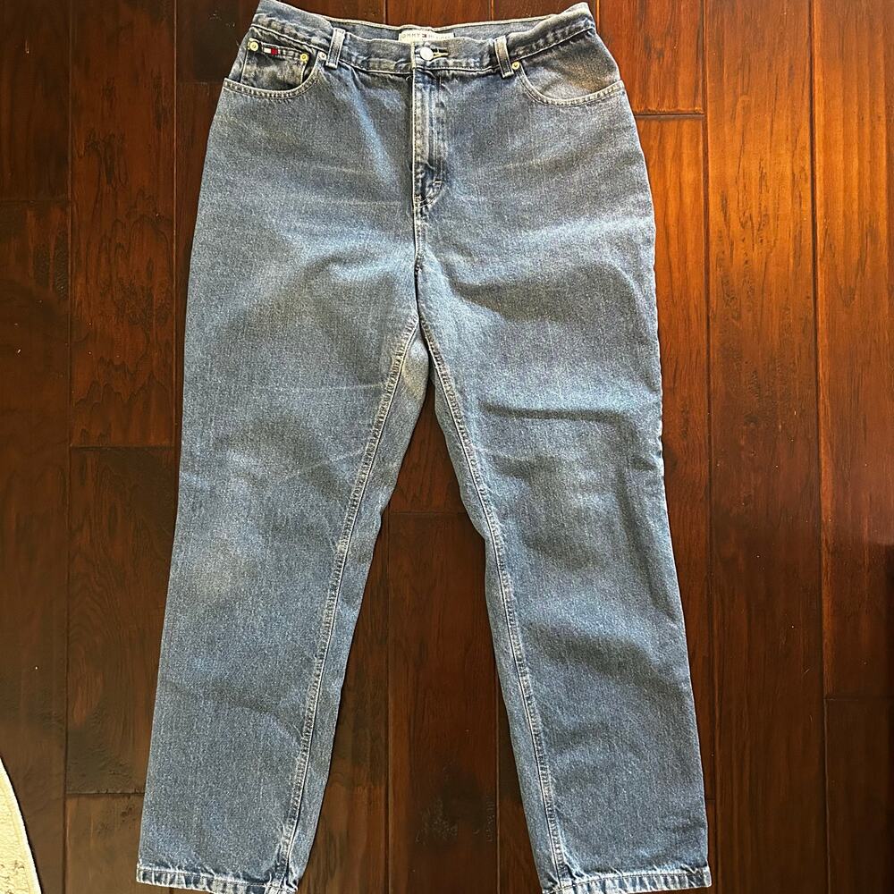 Women's Vintage 2002 Tommy Hilfiger Relaxed fit Blue Jeans sz 14 Retro classic